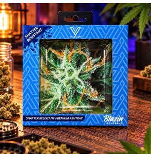 Petit cendrier carré en verre – V Syndicate Blazin’