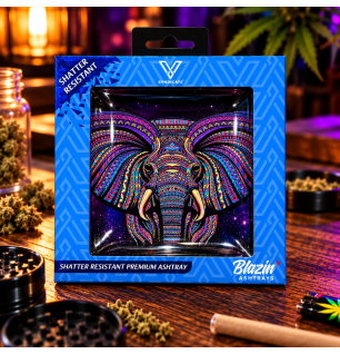 Petit cendrier carré en verre – V Syndicate Blazin’
