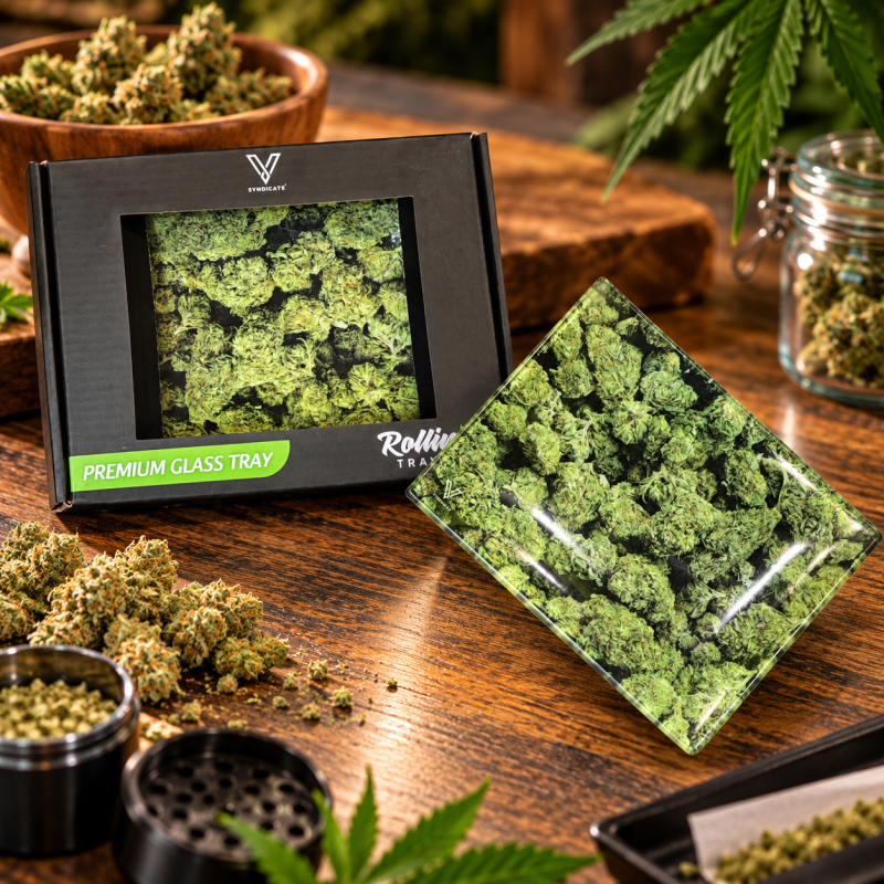 Grand plateau de roulage en verre – V Syndicate
