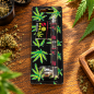 Pipe en métal noire et argentée – Avec 5 grilles