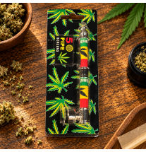 Pipe en métal Rasta – Avec 5 grilles