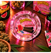 Cendrier rond en verre HoneyPuff – Plusieurs modèles