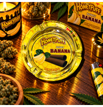 Cendrier rond en verre HoneyPuff – Plusieurs modèles