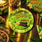 Cendrier rond en verre HoneyPuff – Plusieurs modèles Cendrier rond en verre HoneyPuff – Plusieurs modèles