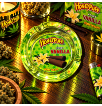 Cendrier rond en verre HoneyPuff – Plusieurs modèles