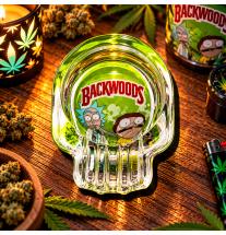 Cendrier en verre Backwoods – Motif Rick et Morty