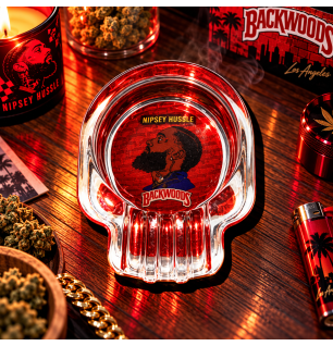 Cendrier en verre Backwoods – Motif Nipsey Hussle
