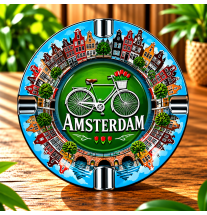 Cendrier rond en métal V Syndicate – Plusieurs modèles