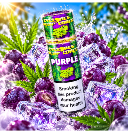 PREROLL HEMP WRAP PURPLE