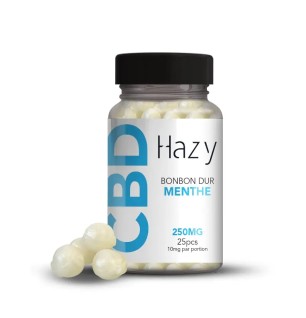 Bonbons au CBD arôme Menthe – 250mg – 25 pièces