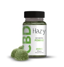 Bonbons au CBD arôme Pomme – 250mg – 25 pièces