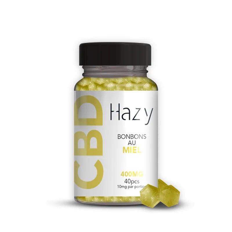 Bonbons au CBD au miel – 400mg – 40 pièces
