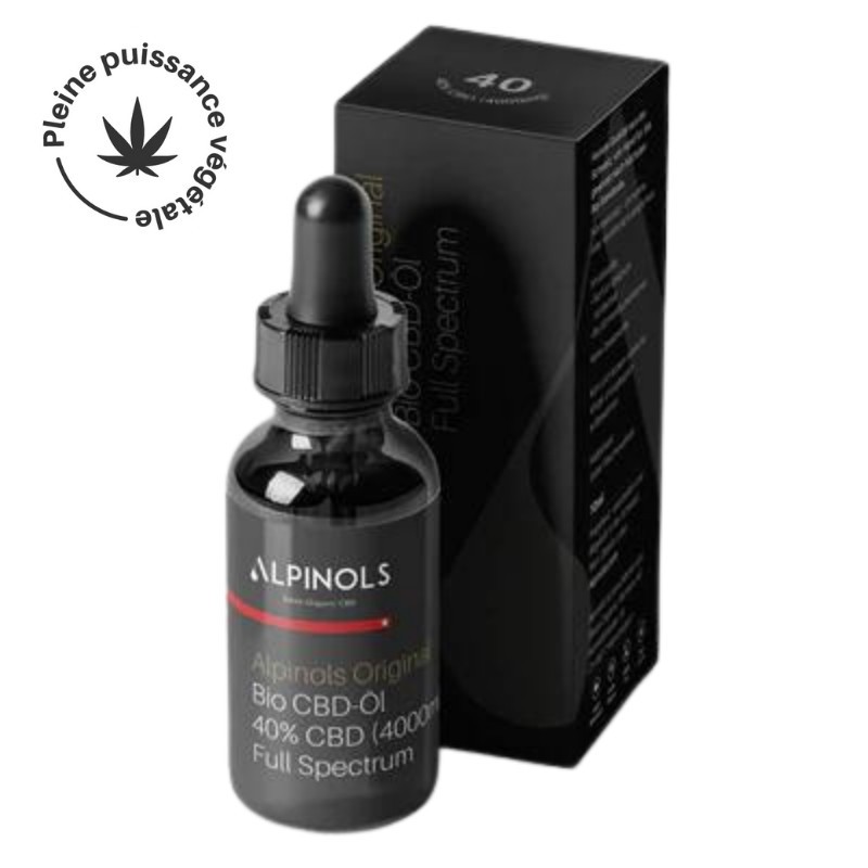 Huile de CBD (à 40%), spectre complet, 10ml
