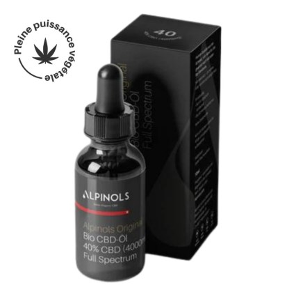 Huile de CBD (à 40%), spectre complet, 10ml