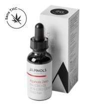 Huile de CBD sans THC (20%), Large Spectre, 10ml