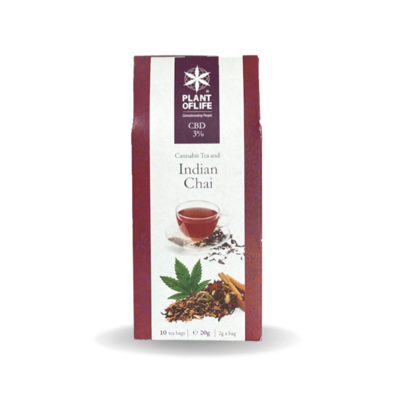 INFUSION AU CHANVRE - CANNABIS TEA & INDIAN CHAI - 20g