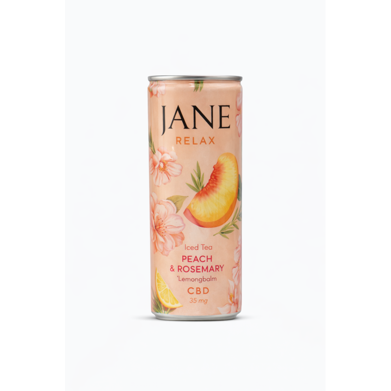 La JANE Relax – Iced Tea Peach & Rosemary